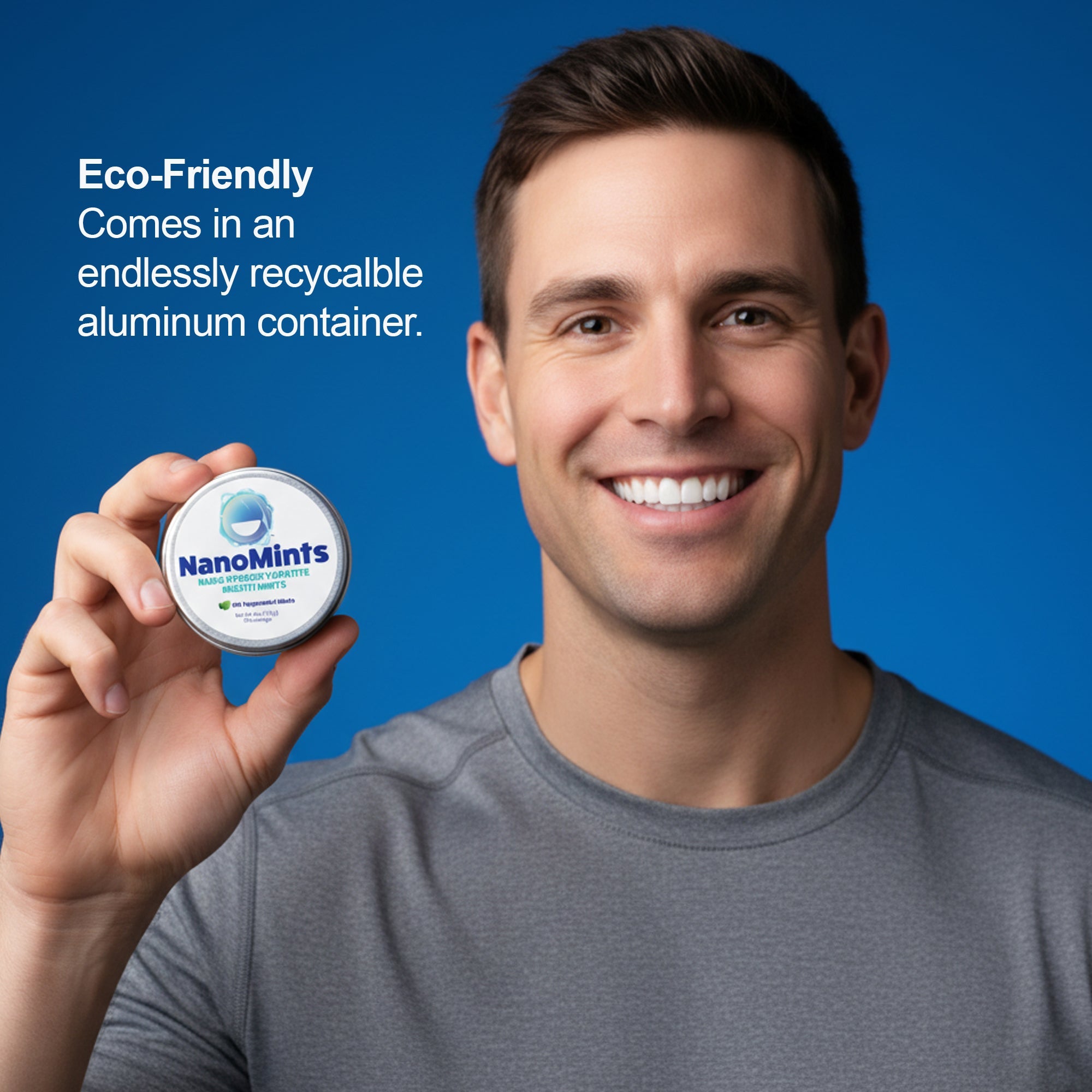 Nano Hydroxyapatite Xylitol-free Peppermint Mint Tin