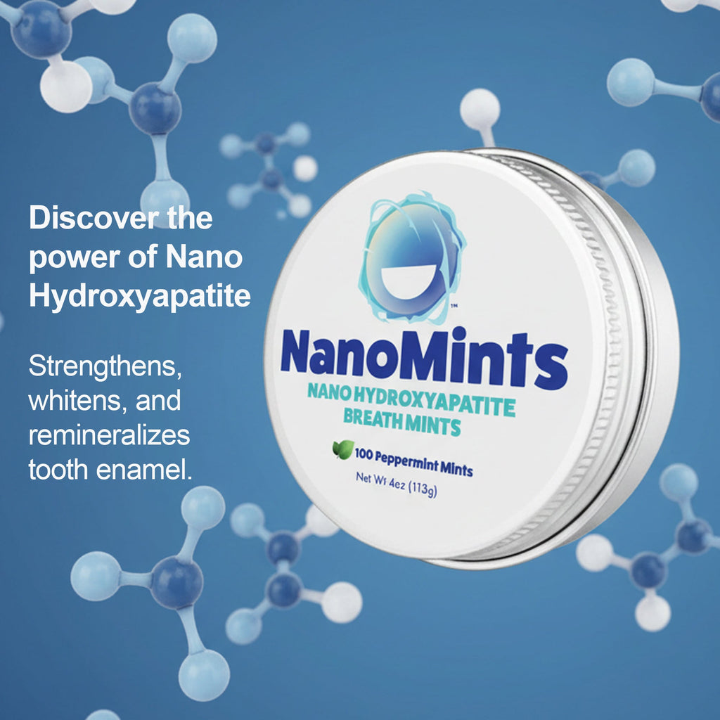Nano Hydroxyapatite Xylitol-free Peppermint Mint Tin