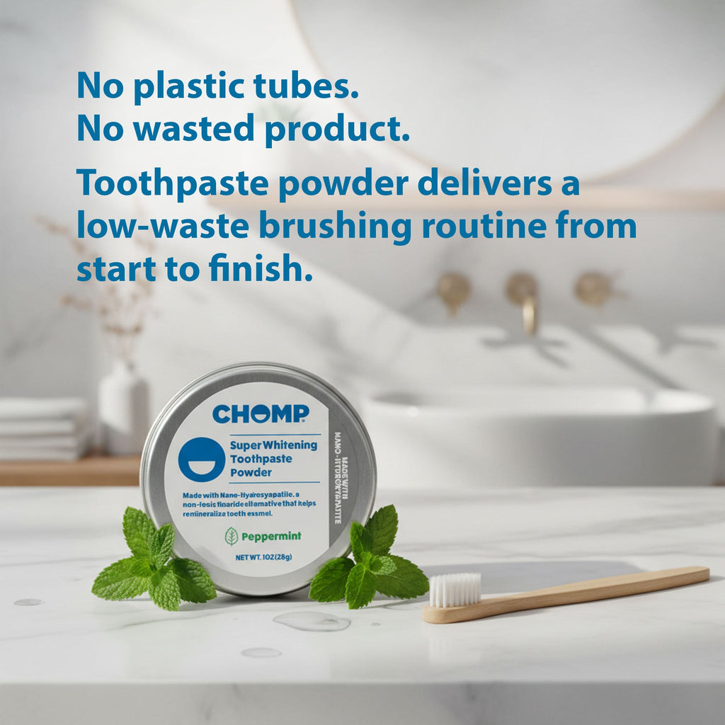 Nano Hydroxyapatite Peppermint Toothpaste Powder